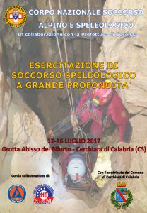 Bifurto – CNSAS – Esercitazione di soccorso speleologico a grande profondità