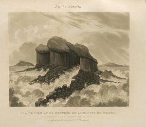 Aiutaci ad arricchire la biblioteca Anelli con il libro raro “’Ile de Staffa et sa grotte basaltique” (1831)