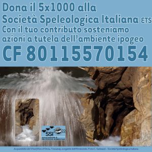 Dona il 5×1000 alla Società Speleologica Italiana