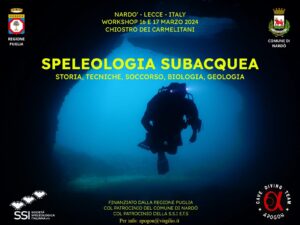 workshop “La speleologia subacquea. Storia, tecniche, soccorso, biologia, geologia”