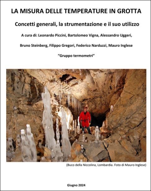 Manuale operativo  “Le misure delle temperature in grotta”