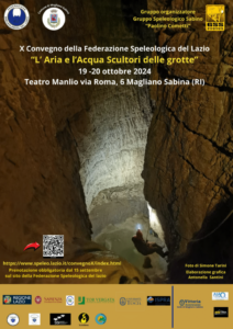 X Convegno della Federazione Speleologica del Lazio – la relazione