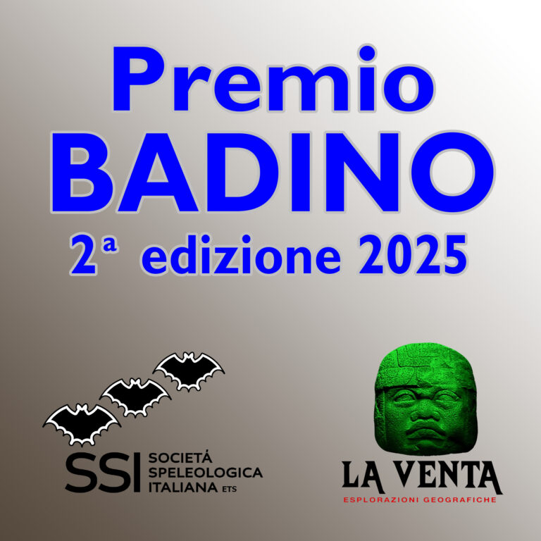 Premio speleologico internazionale Giovanni Badino – 2a edizione 2025